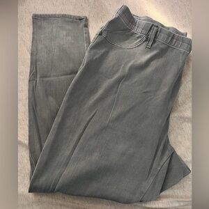 Terra & Sky Gray Denim Pants Size 2XL Stretch Pants